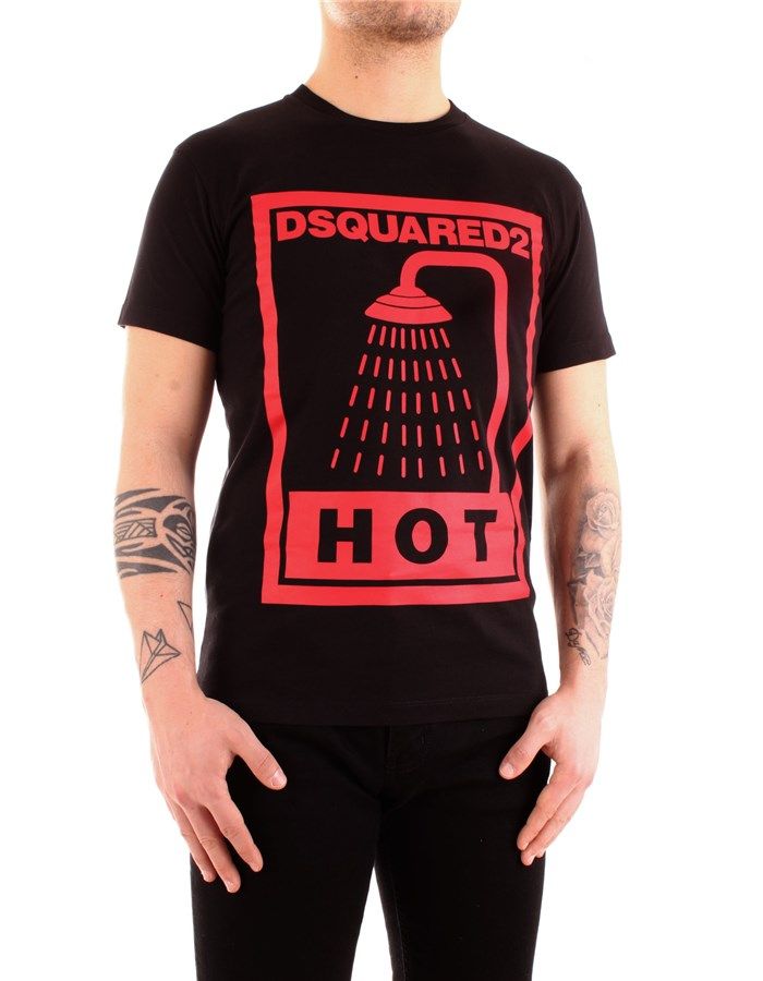 Iconic Hot Print Crewneck Cotton Tee