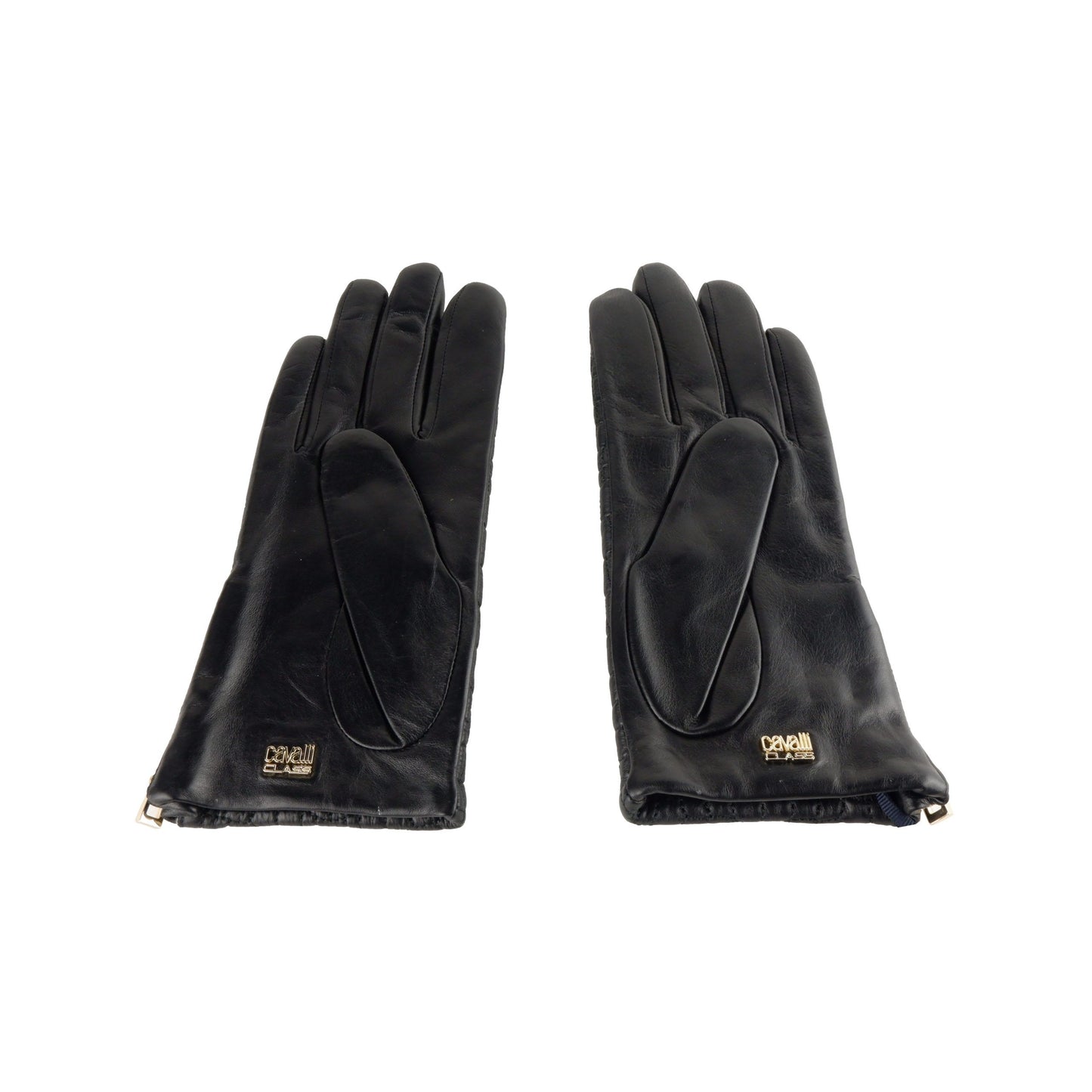 Elegant Black Lamb Leather Gloves