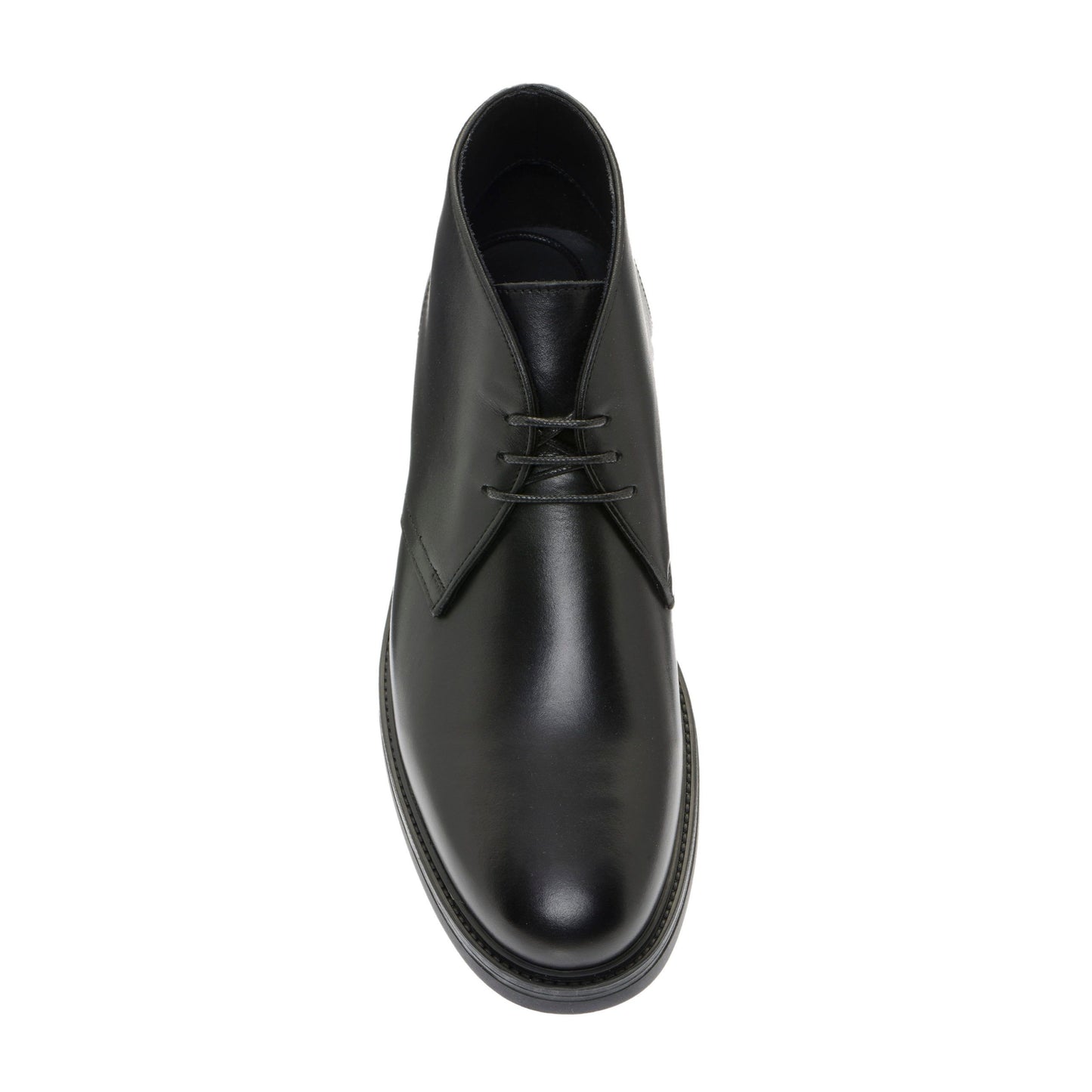 Elegant Black Calfskin Clark Shoes