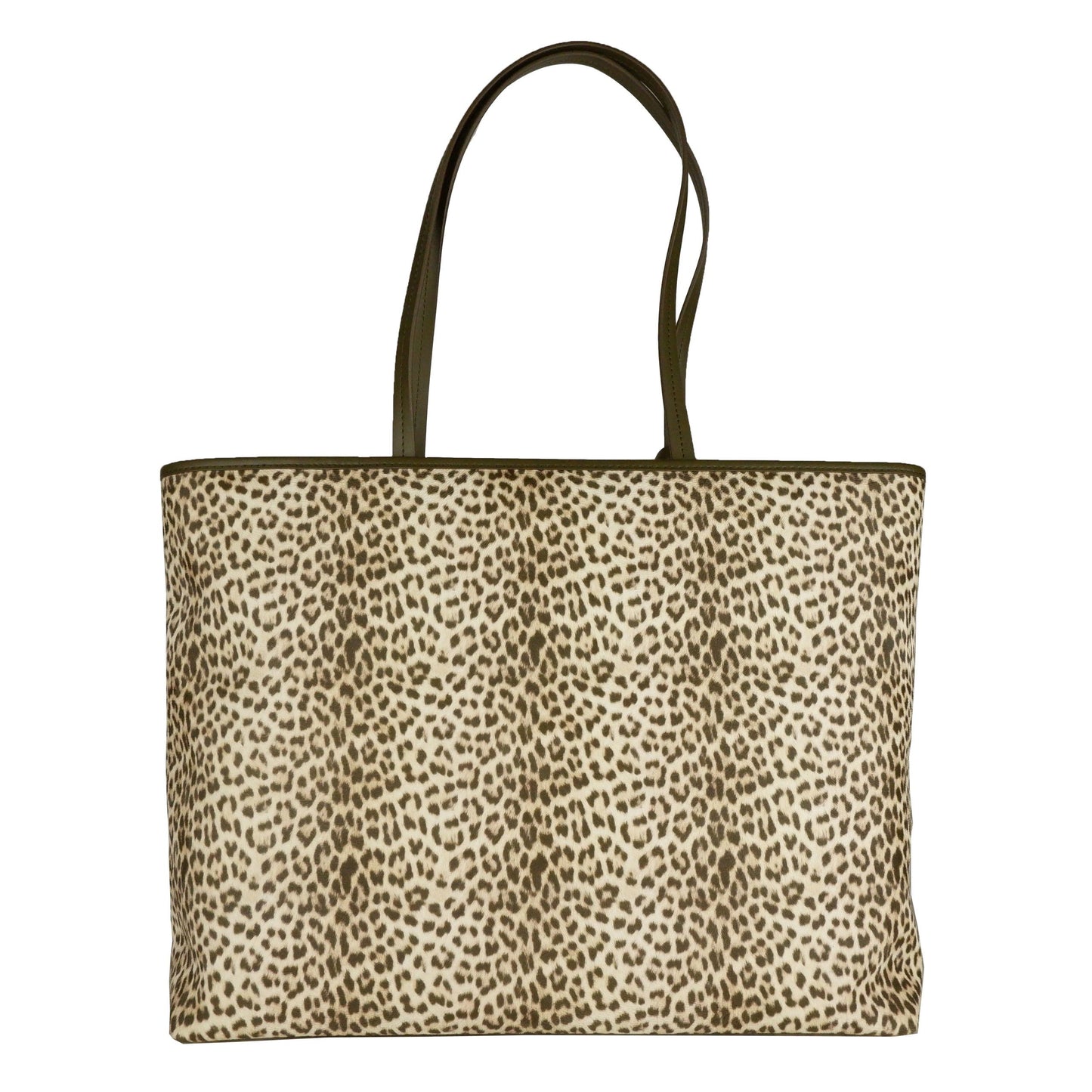 Exotic Leopard Texture Green Handbag