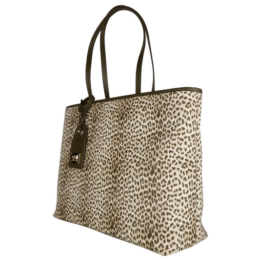Exotic Leopard Texture Green Handbag