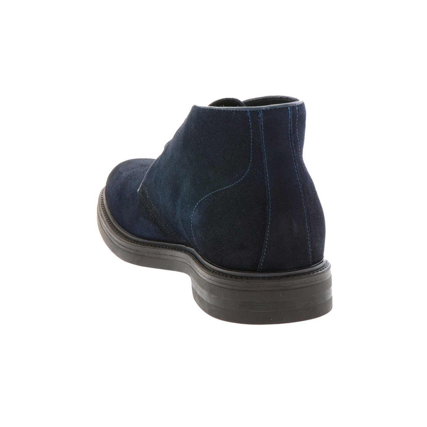 Elegant Navy Leather Clark Shoes