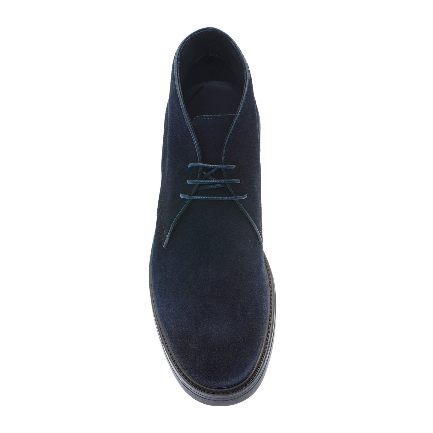 Elegant Navy Leather Clark Shoes