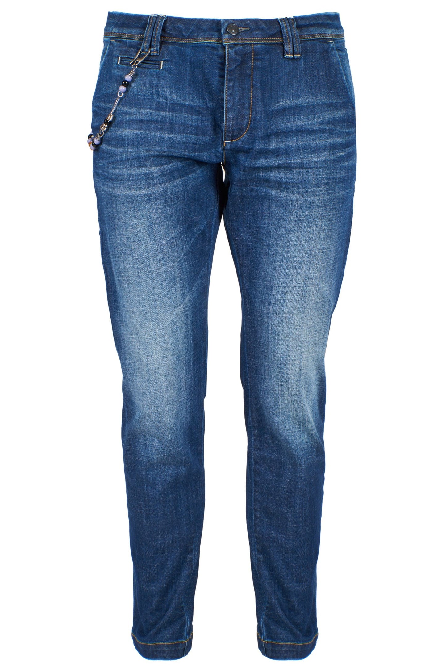 Trendy Tapered Fit Blue Denim Jeans
