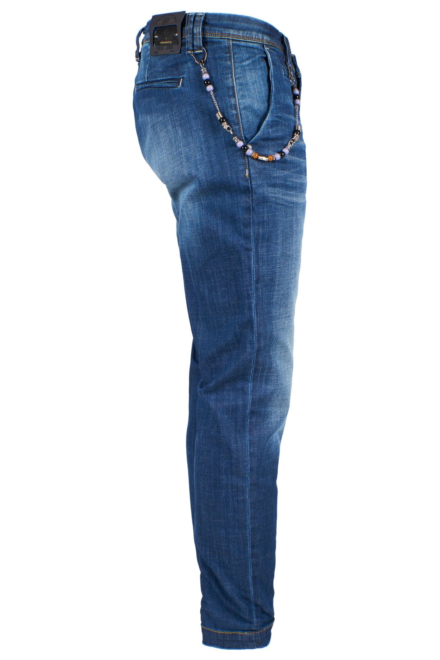 Trendy Tapered Fit Blue Denim Jeans