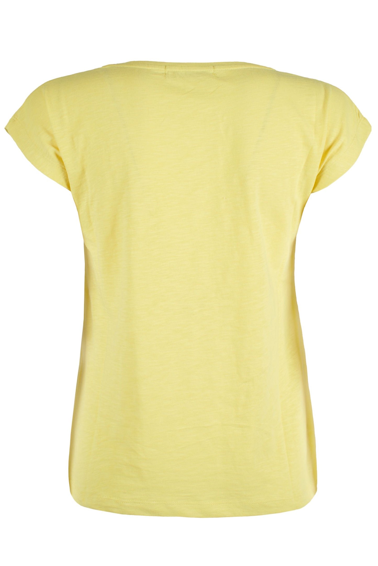 Sunshine Yellow Regular Fit Fashion Tee