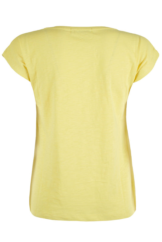 Sunshine Yellow Regular Fit Fashion Tee