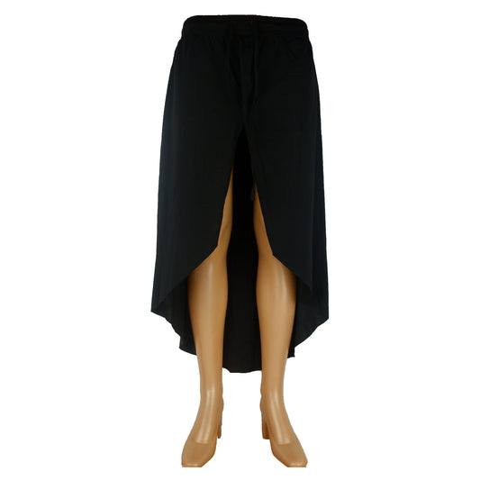 Elegant Black Double Piece Dress