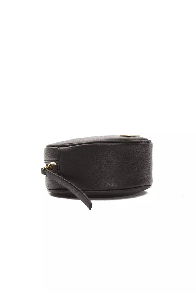 Small Oval Leather Crossbody Elegance