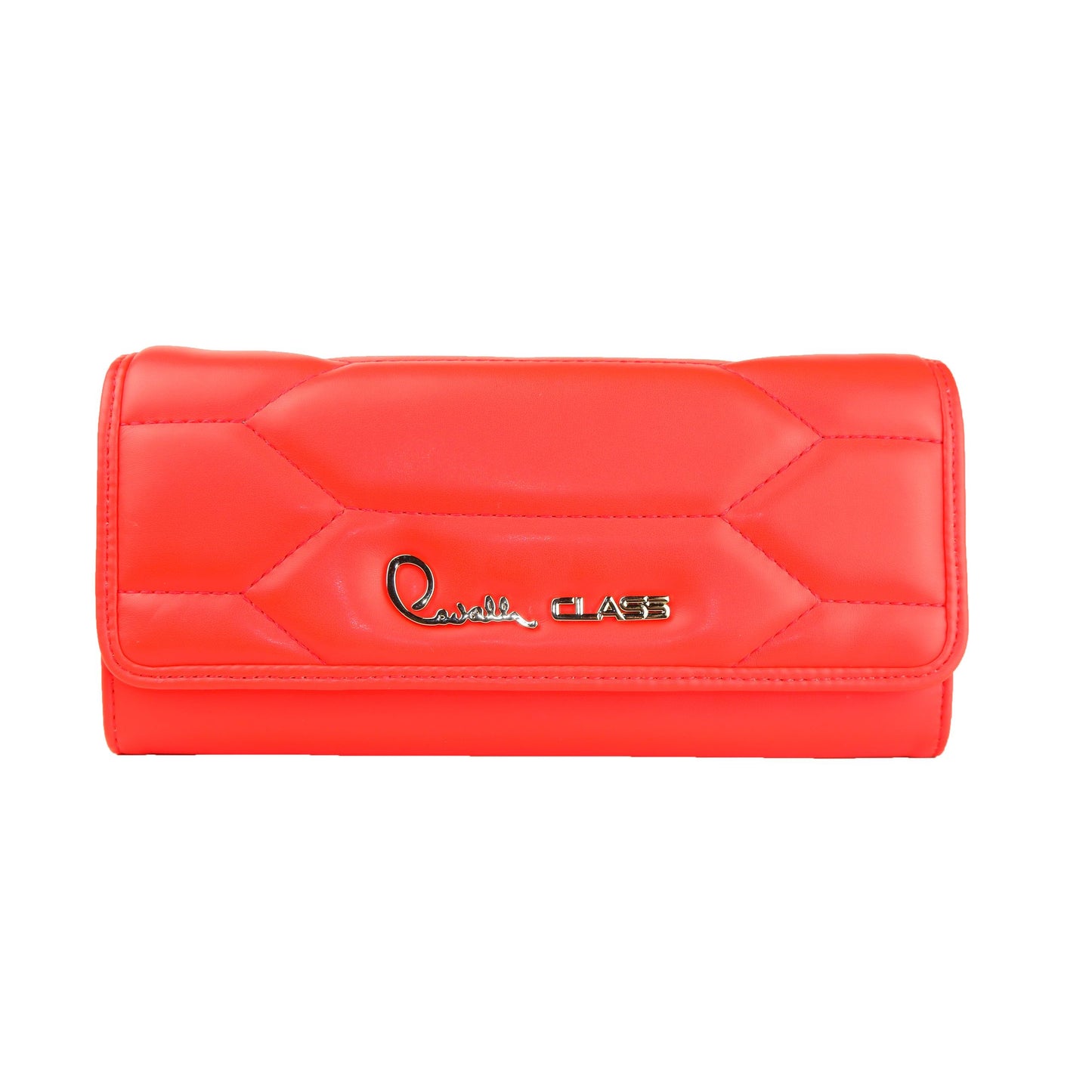 Coral Red Pochette with Adjustable Belt