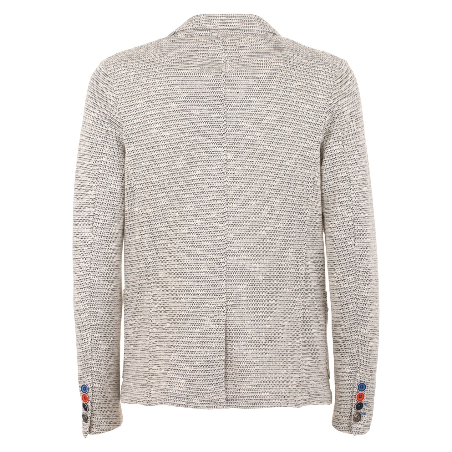 Dapper Patterned Cotton Men's Blazer