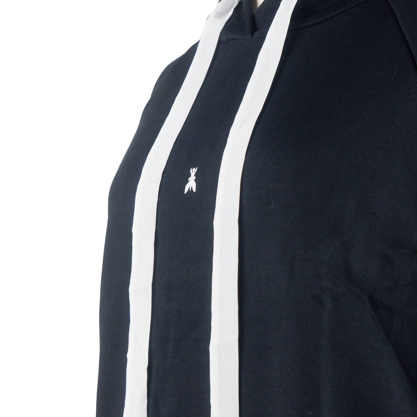 Elegant Cotton Hooded Sweatshirt with Fly Logo