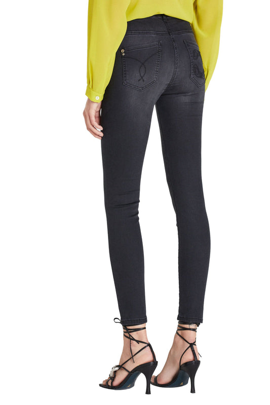 Sleek Cotton Blend Regular Jegging - Black