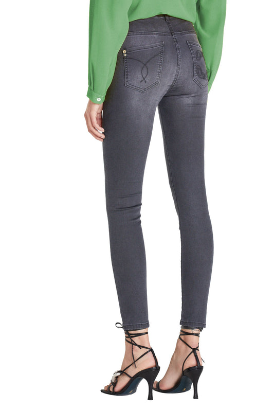 Chic Gray Regular Jeggings for Women