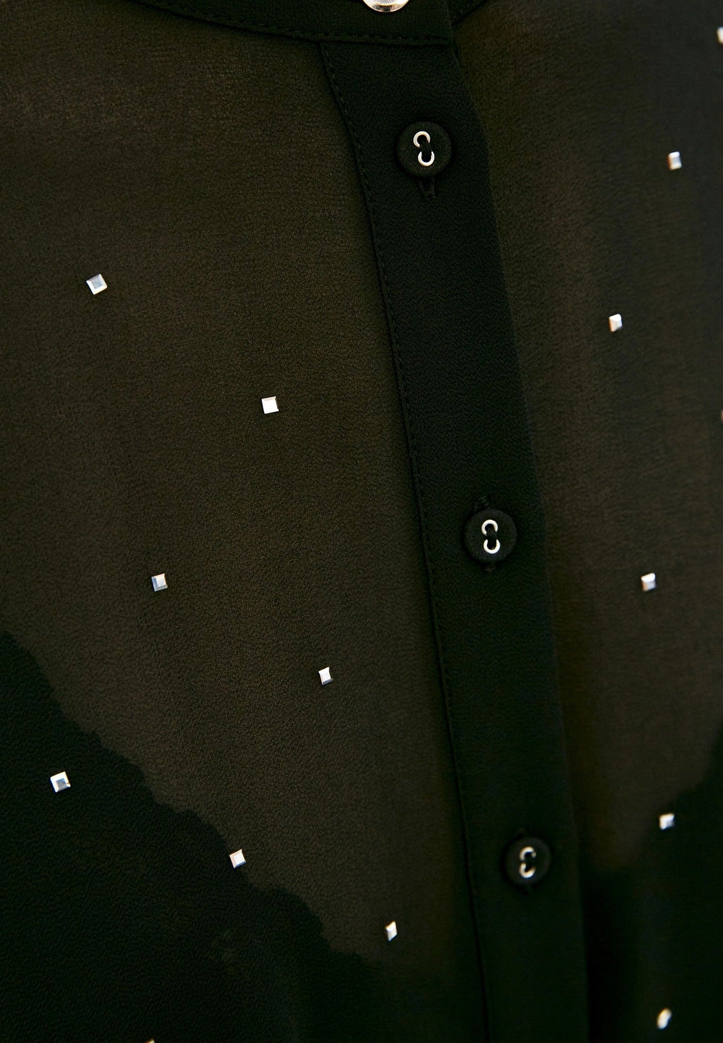 Glamorous Rhinestone Embellished Blouse