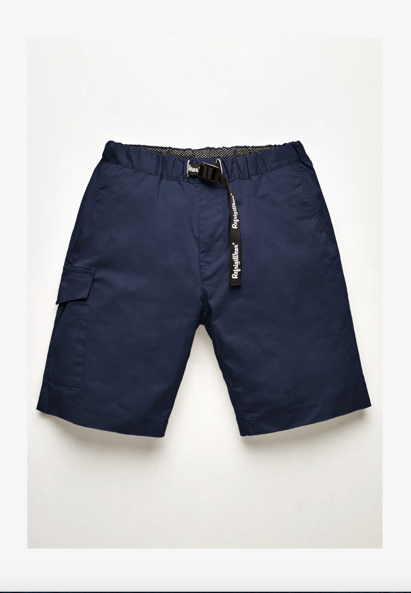 Elegant Blue Cotton Blend Shorts