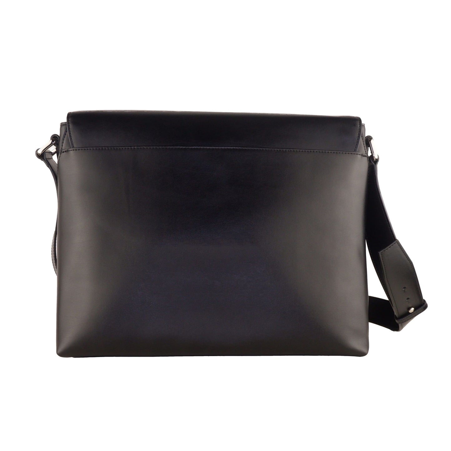Elegant Black Calfskin Crossbody Bag