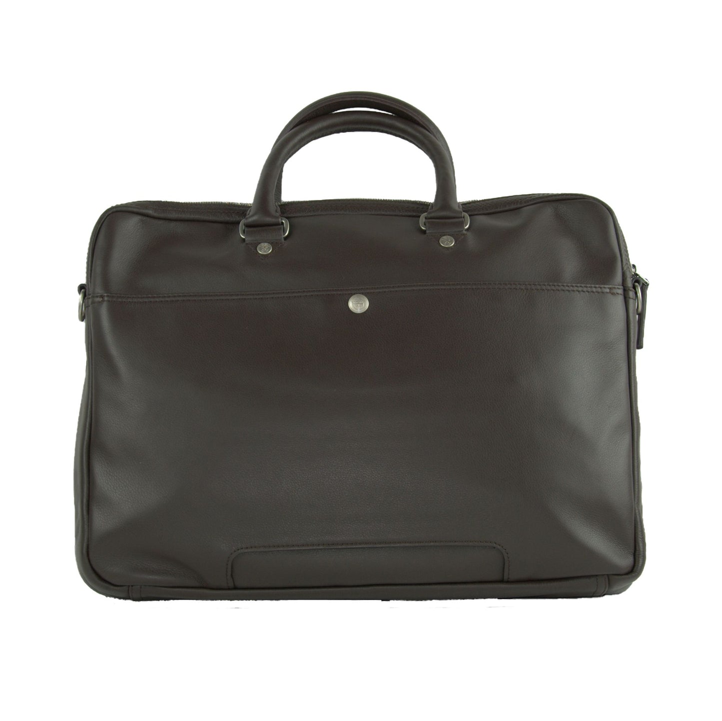 Elegant Brown Leather Briefcase for Men