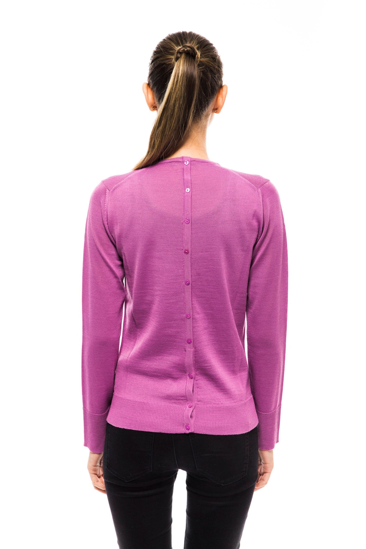 Violet Logo Appliqué Short Cardigan