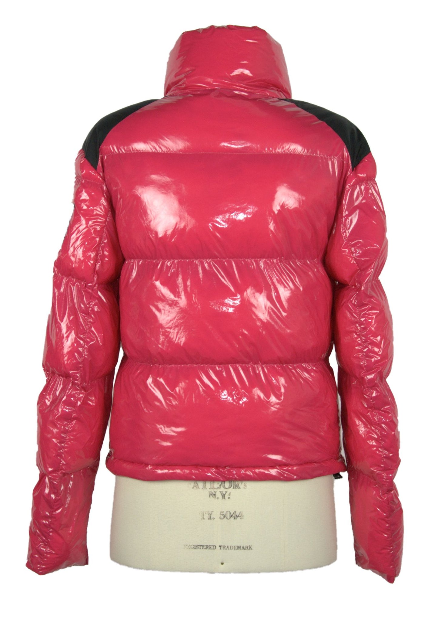 Chic Fuchsia Down Jacket for Elegant Warmth