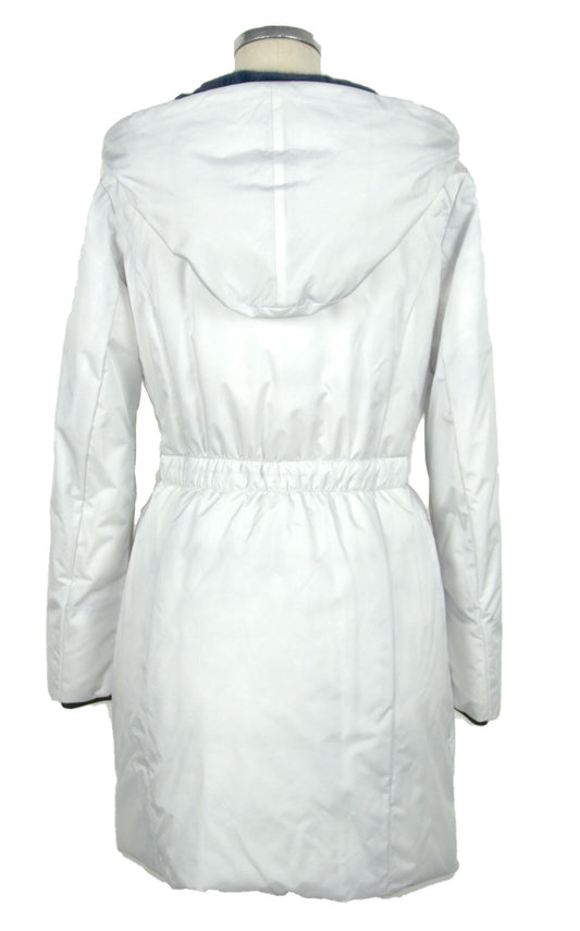 Elegant White Thermal Parka for Women