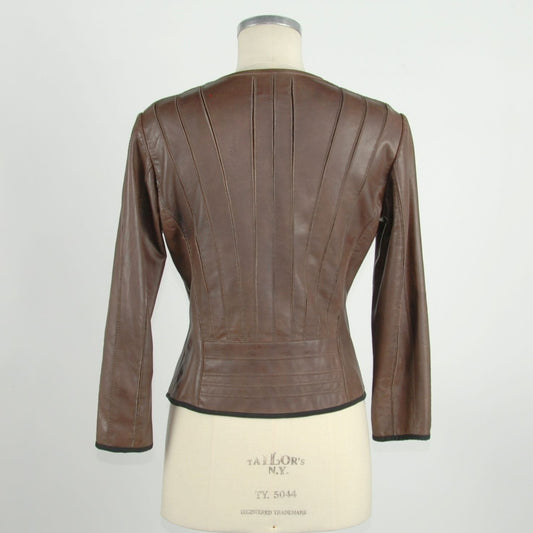 Sleek Slim-Fit Leather Jacket