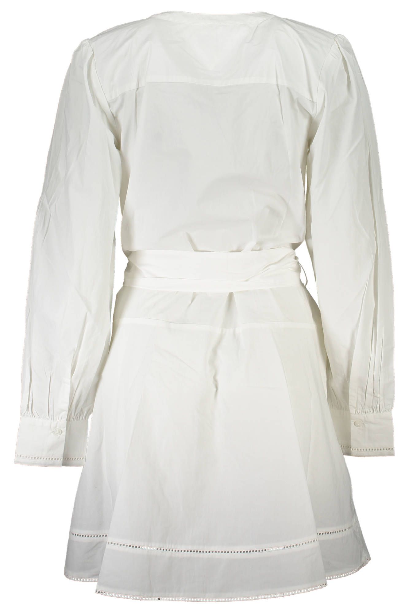Chic Organic Cotton Shirt Dress with Belt