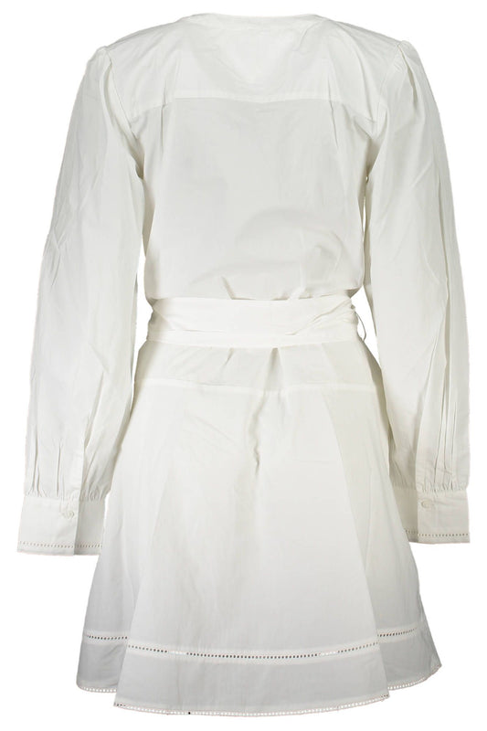 Chic Organic Cotton Shirt Dress with Belt