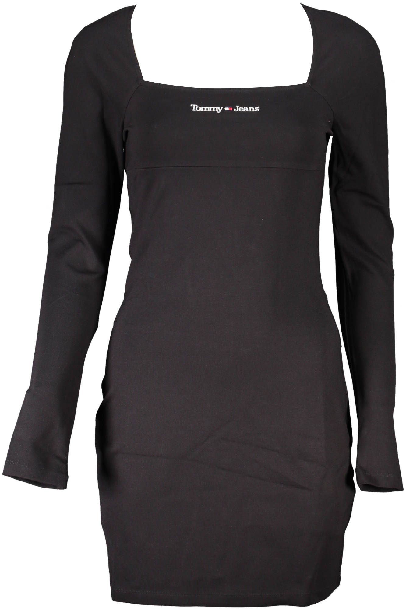Elegant Embroidered Square Neck Dress