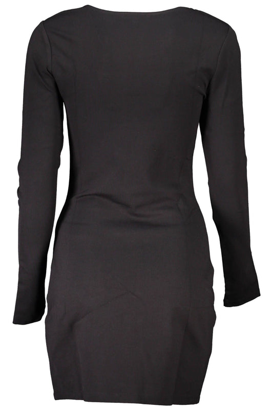 Elegant Embroidered Square Neck Dress