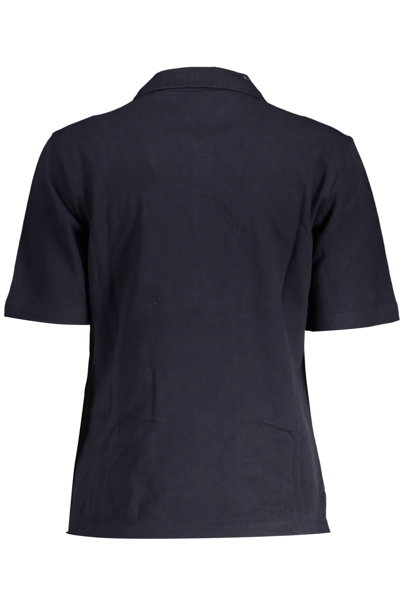 Elegant Blue Organic Cotton Polo Shirt