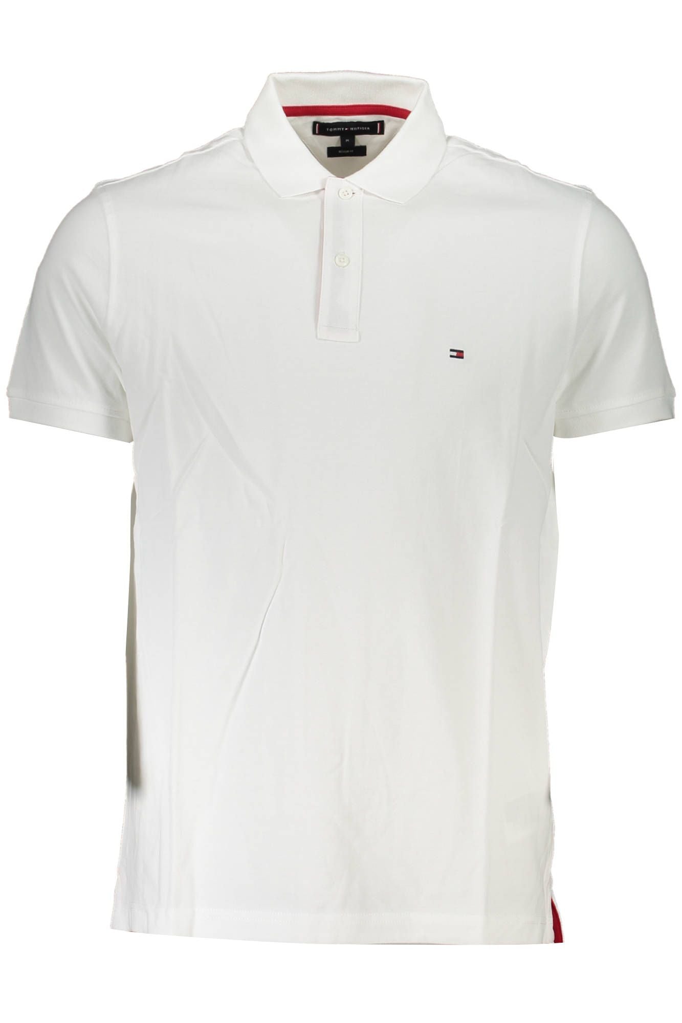 Elegant White Cotton Polo Shirt for Men