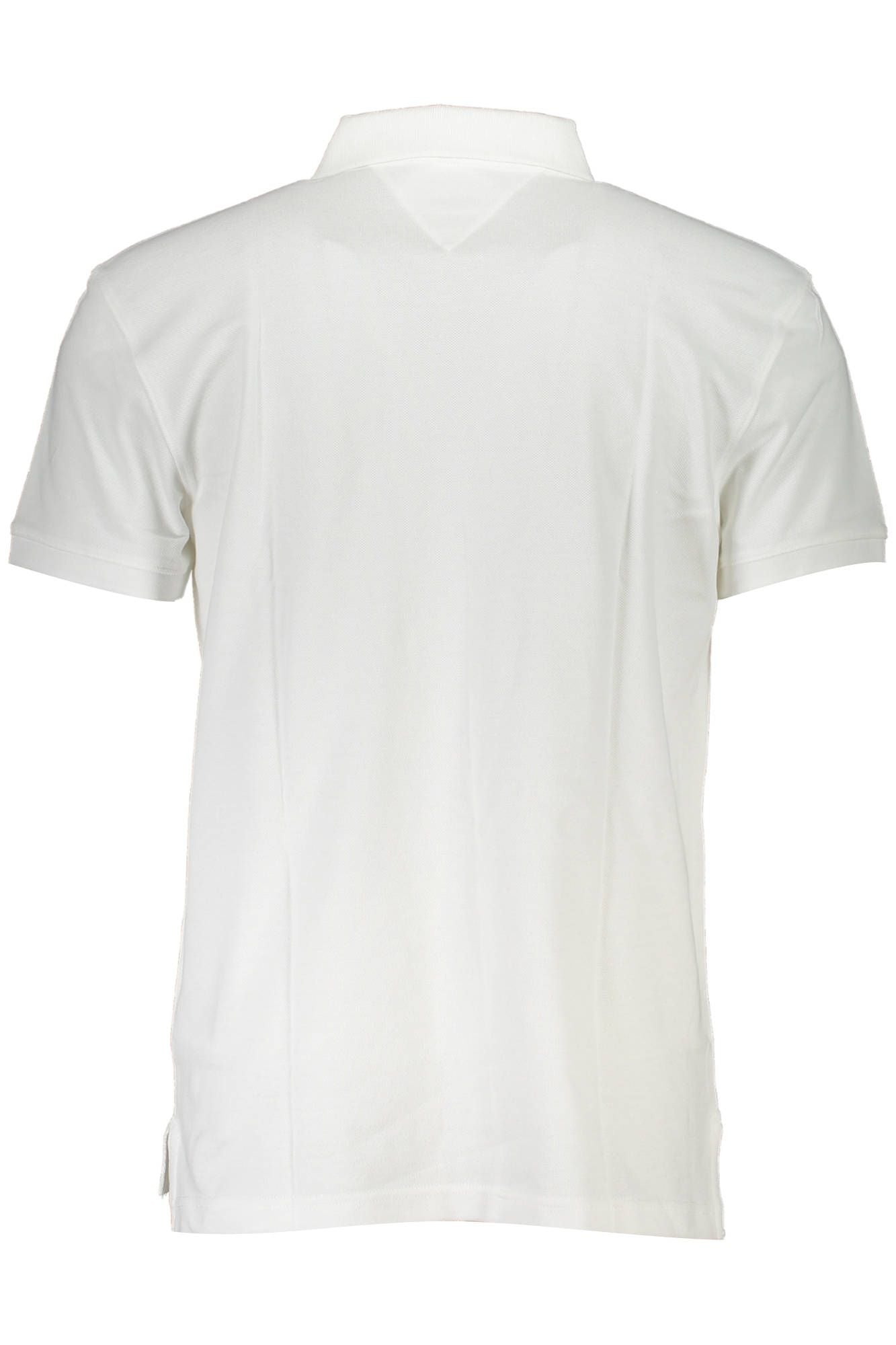 Elegant White Cotton Polo Shirt with Logo Detail