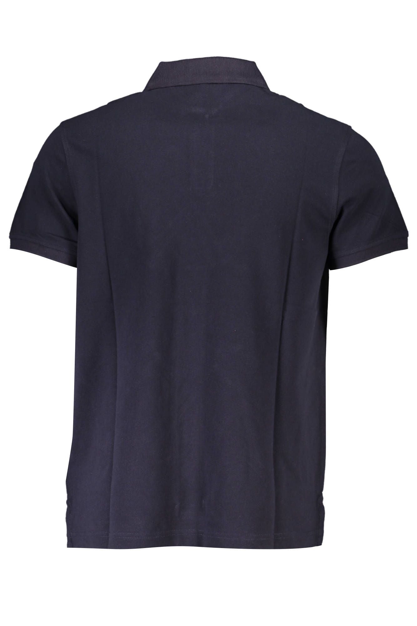 Chic Regular Fit Embroidered Polo in Blue