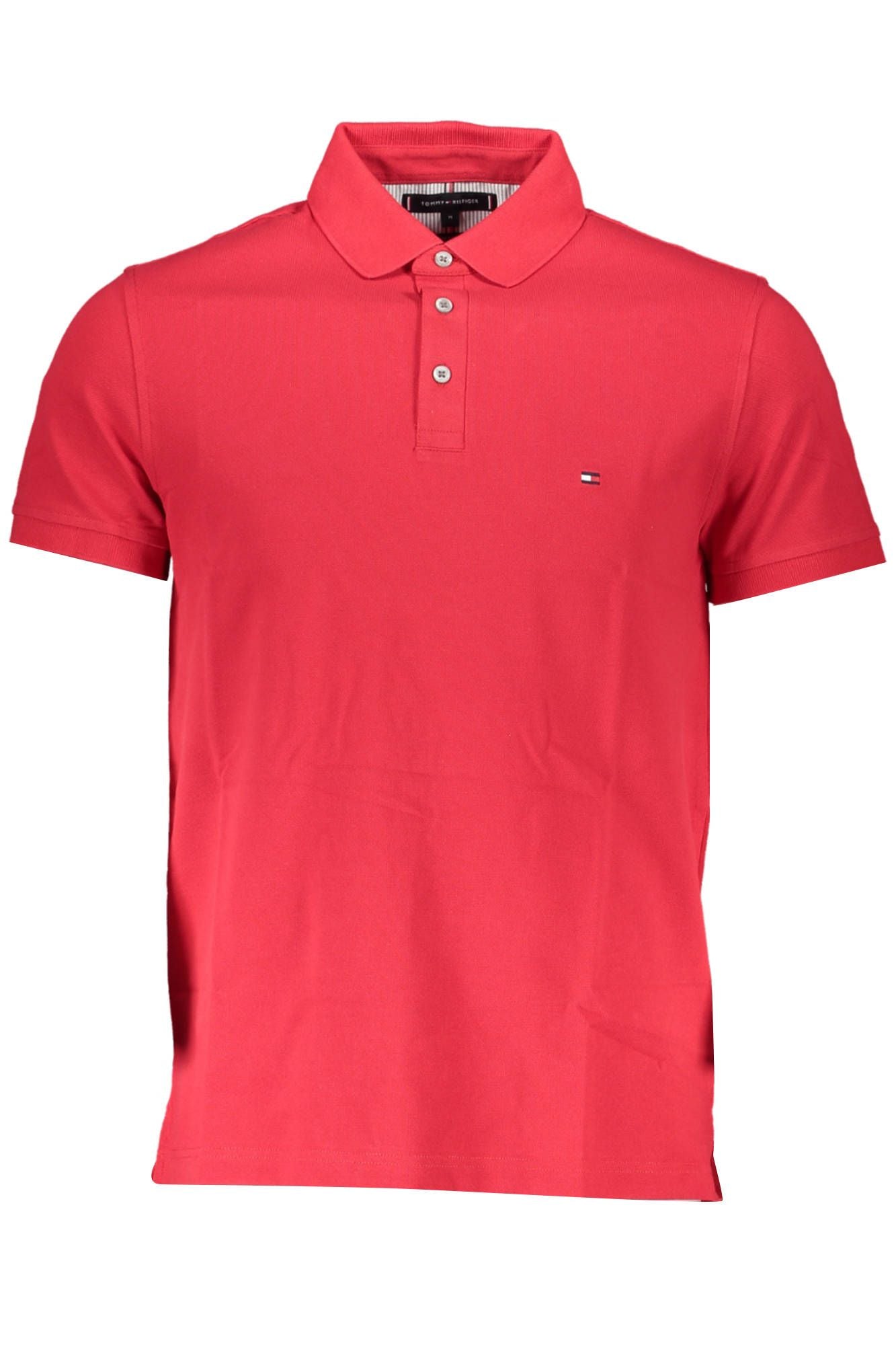 Elegant Slim Fit Polo Perfection in Red