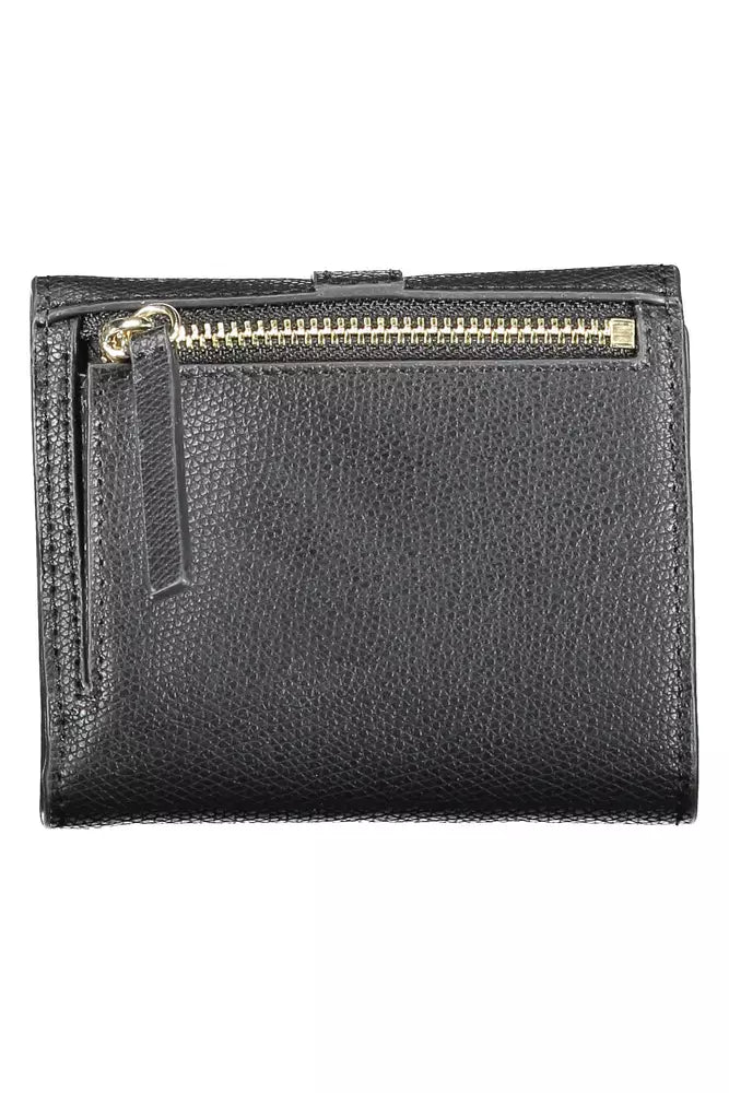 Sleek Black Multi-Compartment Wallet