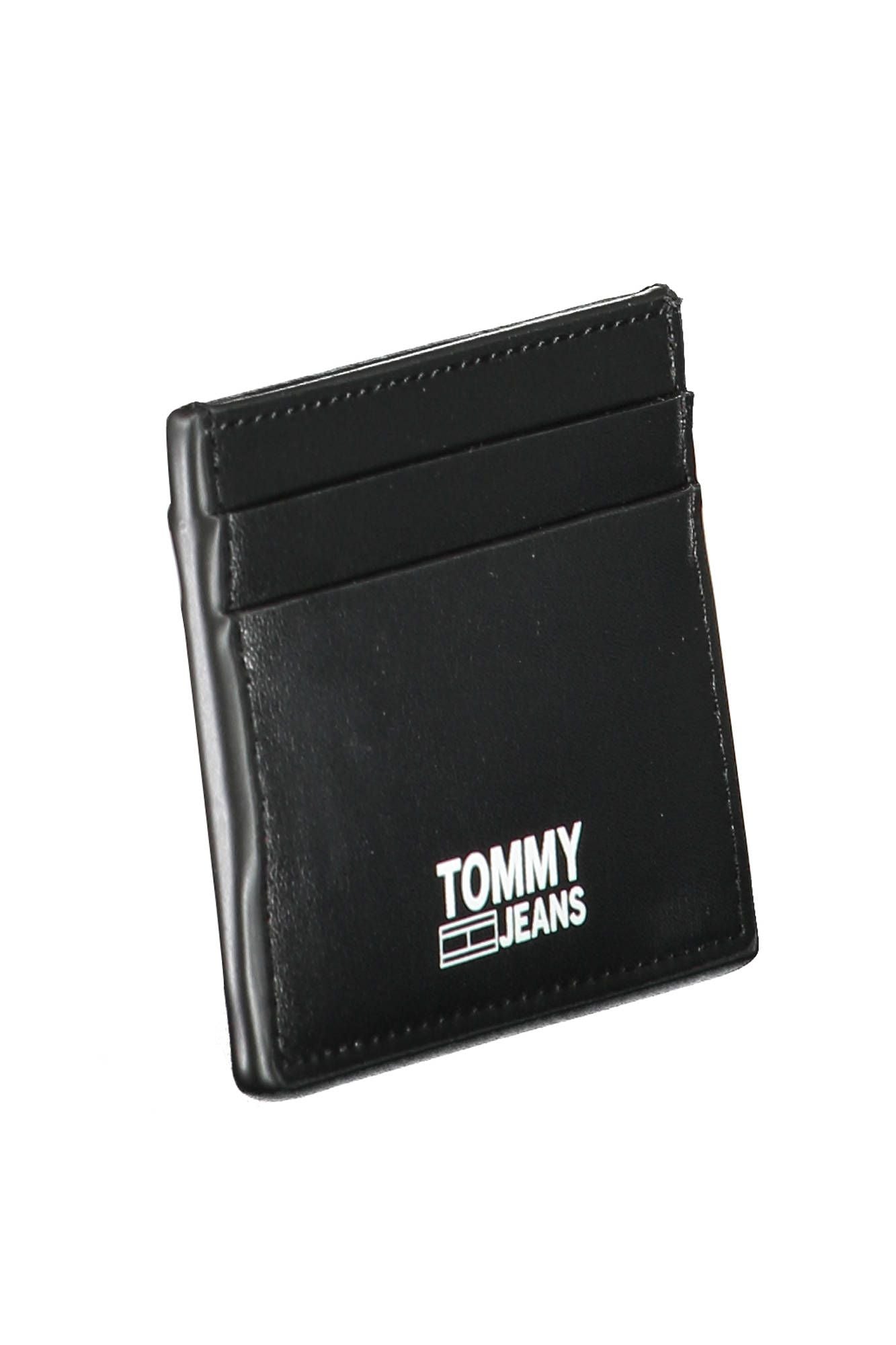 Sleek Black Bonded Card Holder