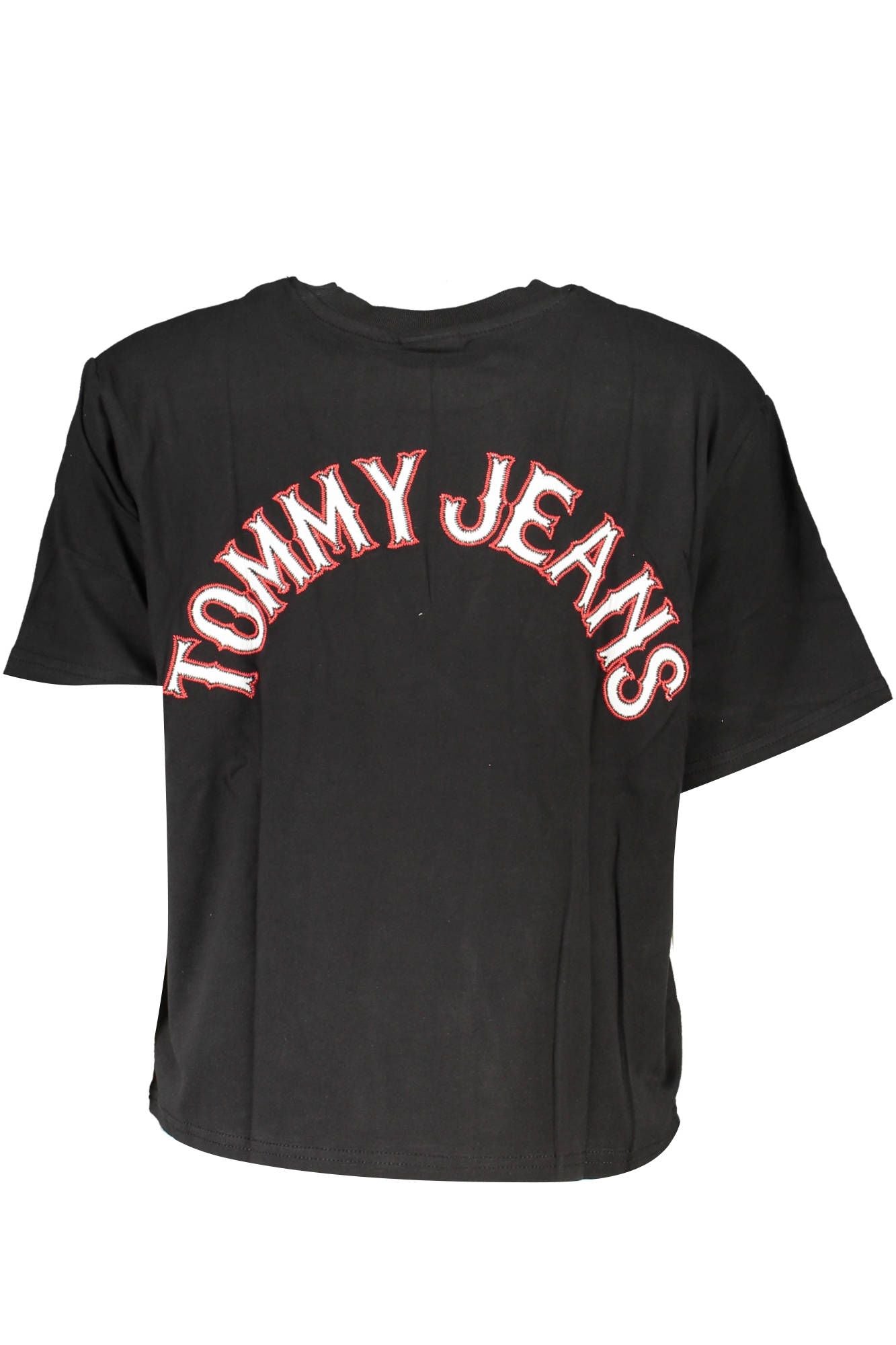 Elegant Black Embroidered Tee