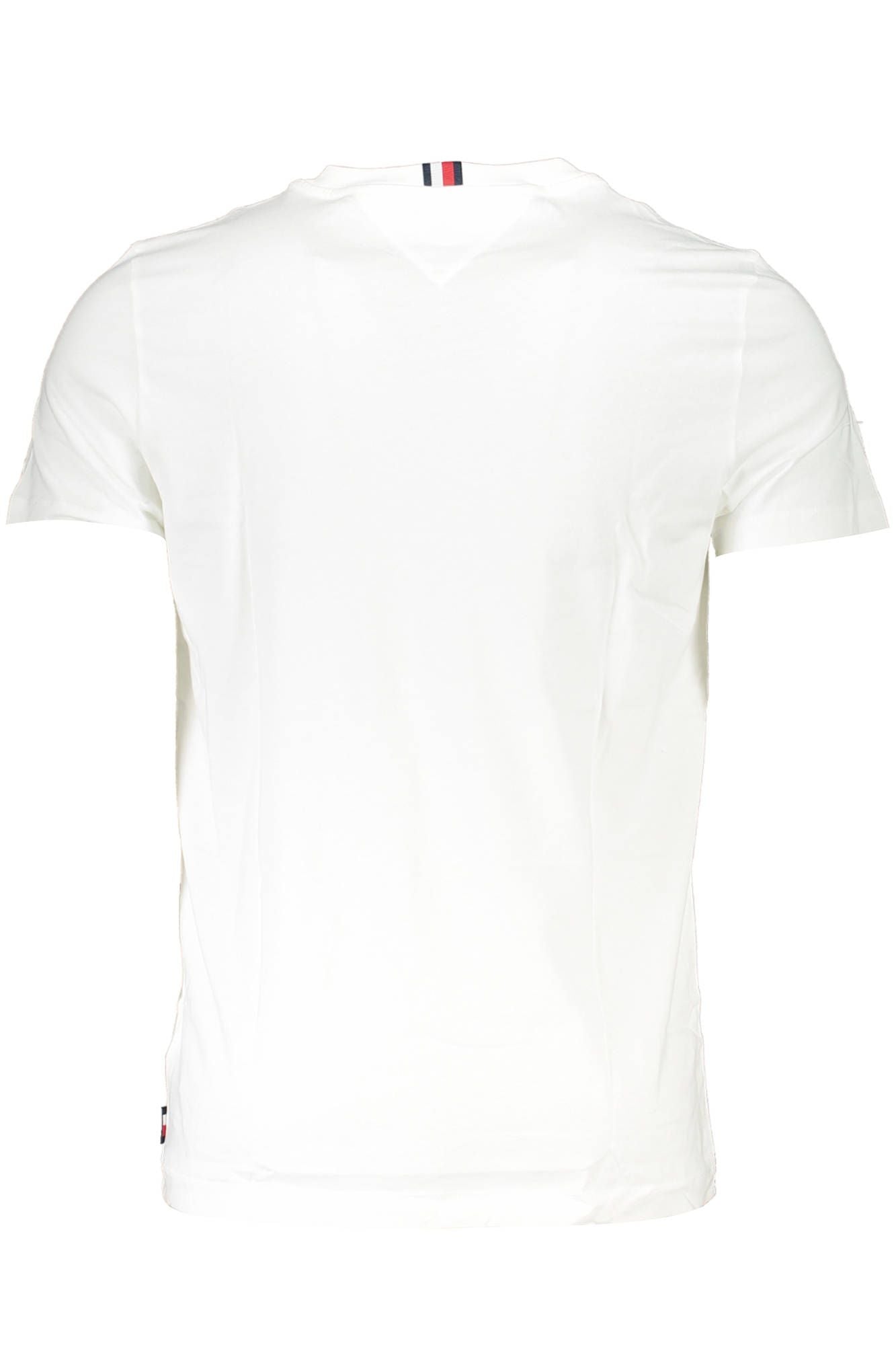 Elevated White Cotton Tee for the Modern Man