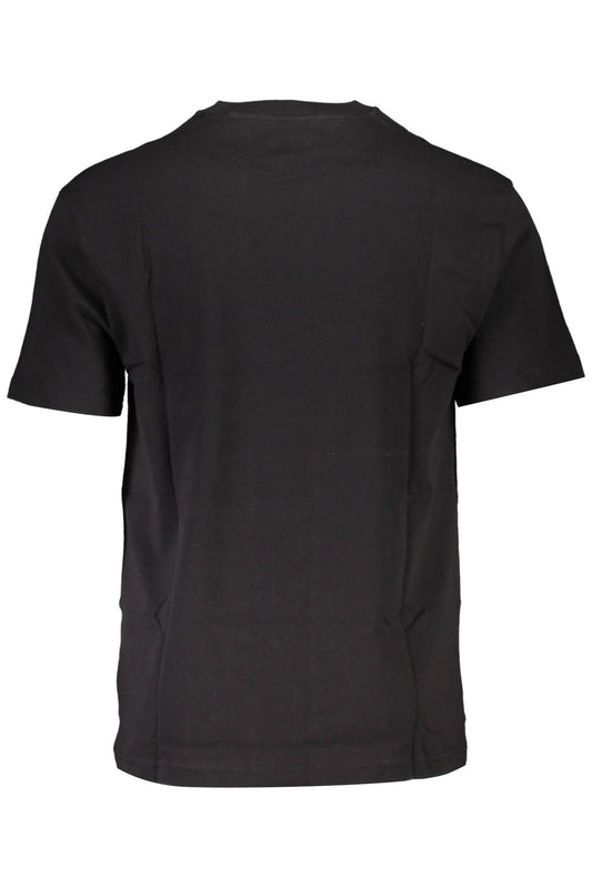 Sleek Cotton Logo Tee with Print Detail