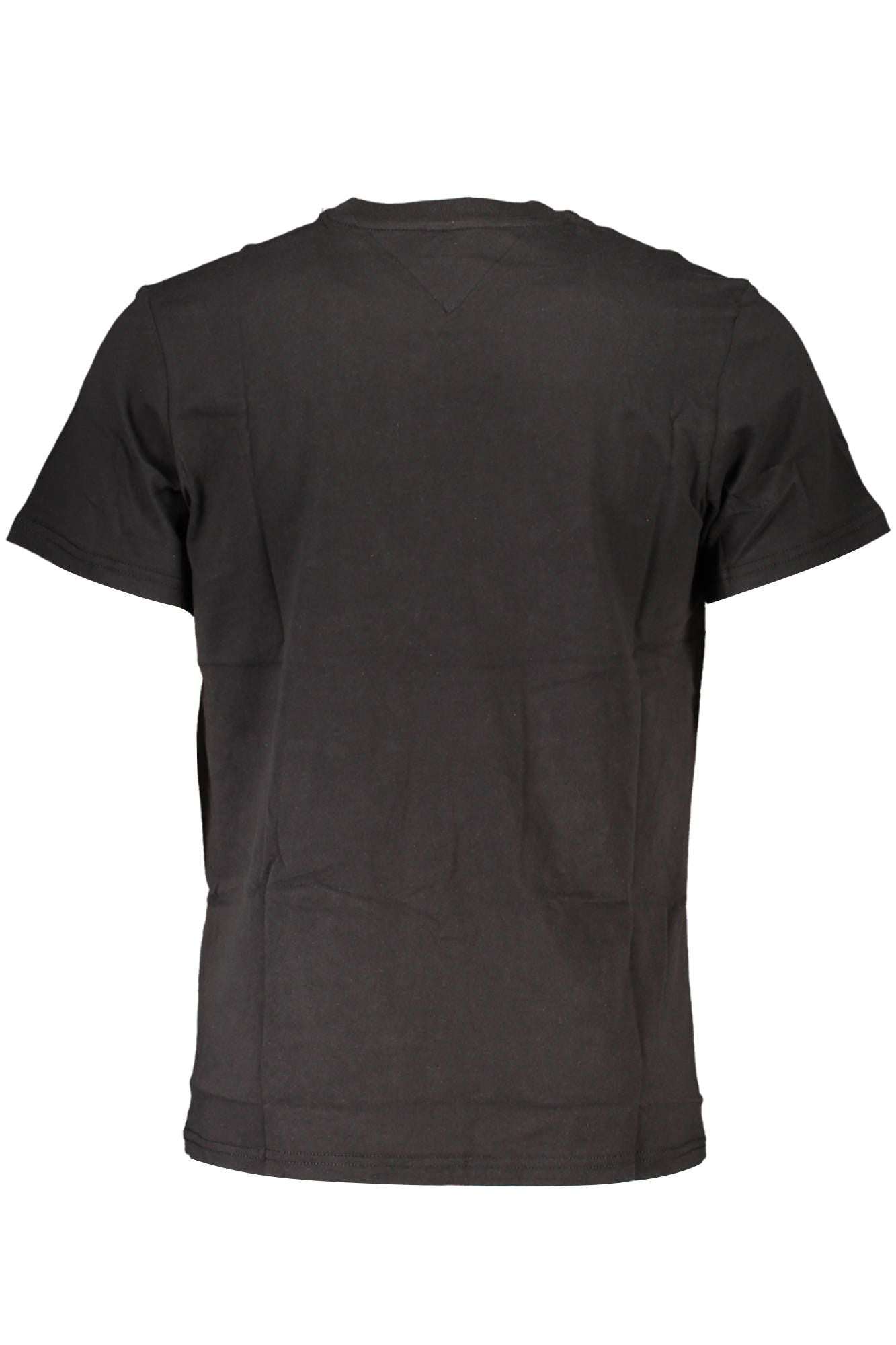 Elevated Casual Black Logo Tee