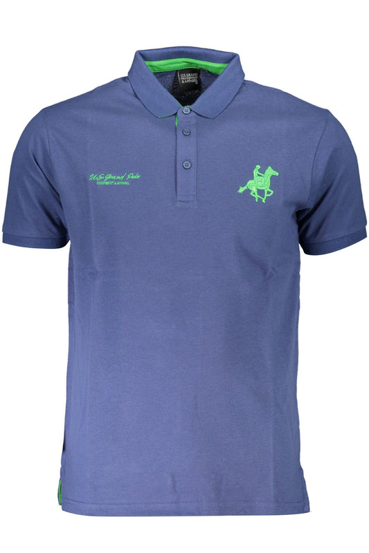 Elegant Short-Sleeved Embroidered Polo Shirt