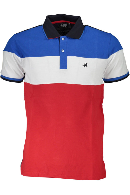 Chic Contrasting Polo with Embroidered Logo