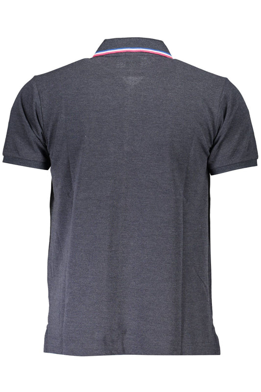 Elegant Contrasting Polo with Embroidered Logo