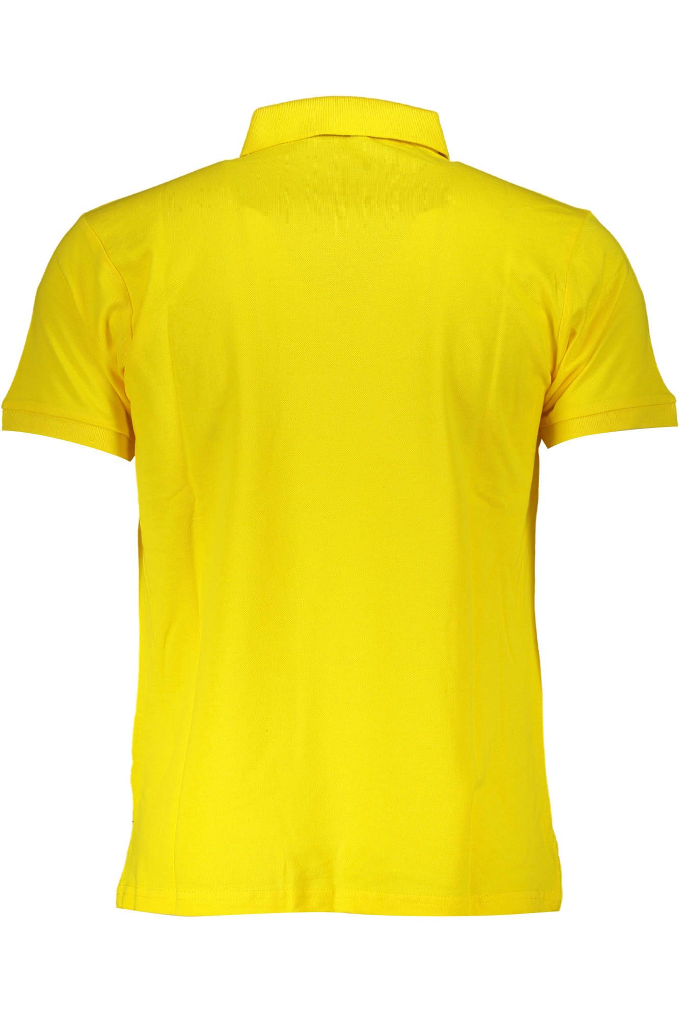 Elegant Yellow Polo Shirt with Embroidery