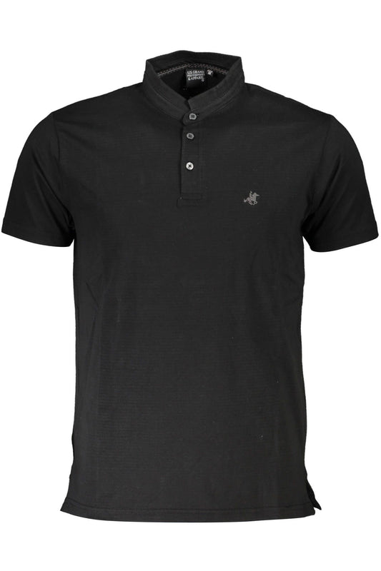 Elegant Mandarin Collar Polo - Short Sleeved