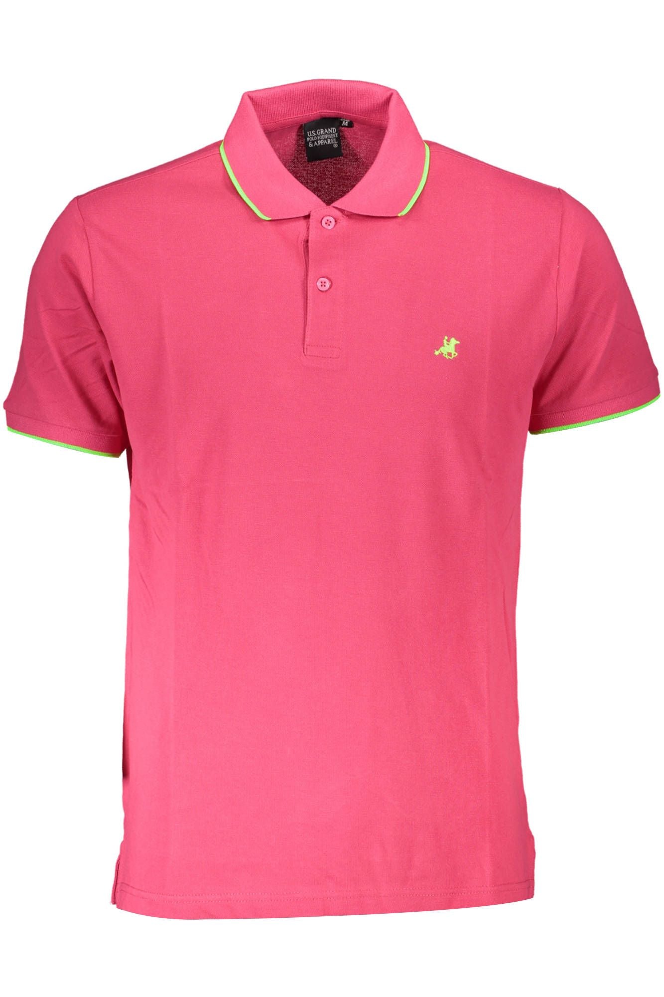 Elegant Pink Embroidered Polo for Sophisticated Style