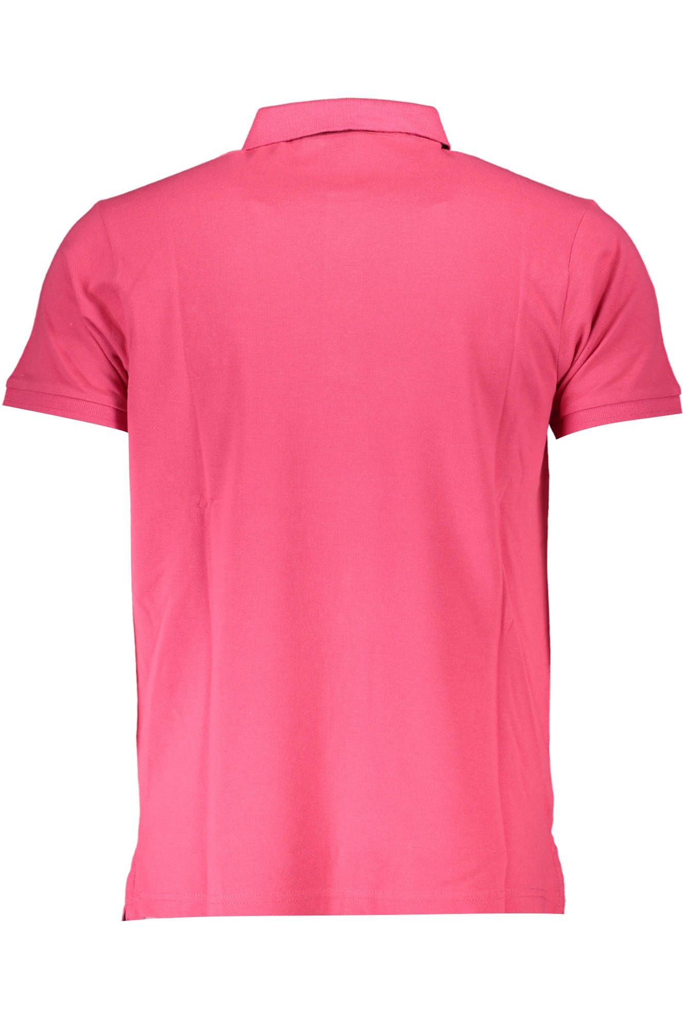 Elegant Pink Short-Sleeved Polo Shirt