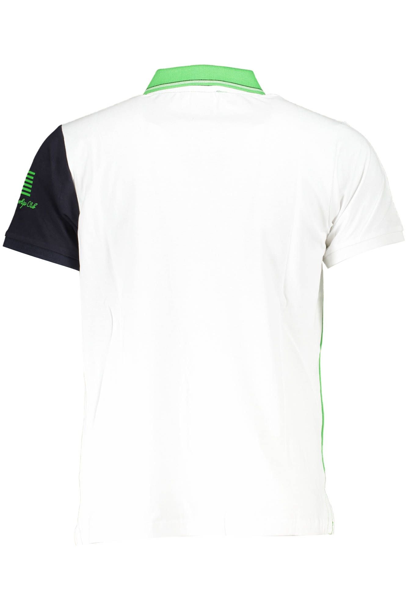 Classic Green Polo Shirt with Contrasting Details