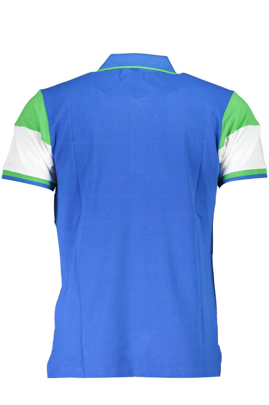 Chic Contrasting Detail Green Polo Shirt